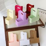 Túi giấy Kraff 2 ngăn cắm hoa và đựng trà sữa - THH0093
