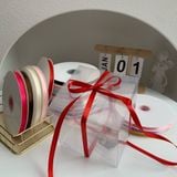 Ruy băng lụa trơn bản 1cm cuộn 80yarrd - RUY0044