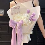 [HOT] Lụa voan làm nơ bó hoa - PKK0128