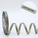 Ruy băng gân Just for you bản 1cm làm nơ đẹp - RUY0047