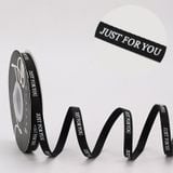 Ruy băng gân Just for you bản 1cm làm nơ đẹp - RUY0047