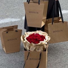 Túi xi măng ROMANTIC dùng đựng bó hoa, đựng quà (1 chiếc) -THH0163