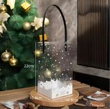 Hộp vuông Noel đựng cây thông size 22cm - THH0153