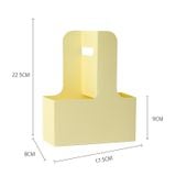 Túi giấy Kraff 2 ngăn cắm hoa và đựng trà sữa - THH0093