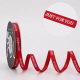 Ruy băng gân Just for you bản 1cm làm nơ đẹp - RUY0047