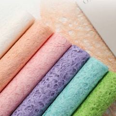  [HOT] Giấy xơ dừa gói hoa tươi, hoa sáp (xấp 5 tờ) - GIA0131 