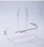 Giỏ mika cứng có quai cầm cắm hoa sang chảnh - THH0156