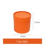 Hộp trụ mini size 12cm cắm hoa tươi, hoa sáp (không kèm hoa) - THH0161