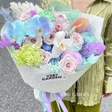 Giấy xé vân đá ong dùng gói hoa tươi, hoa sáp (tập 5 tờ) -  GIA0127