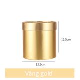 Hộp trụ mini size 12cm cắm hoa tươi, hoa sáp (không kèm hoa) - THH0161