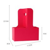 Túi giấy Kraff 2 ngăn cắm hoa và đựng trà sữa - THH0093