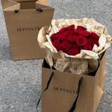 Túi xi măng ROMANTIC dùng đựng bó hoa, đựng quà (1 chiếc) -THH0163