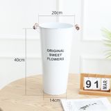 Xô sắt quai gỗ dùng để hoa tươi trưng bày - PKK0117