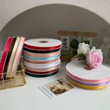 Ruy băng lụa trơn bản 1cm cuộn 80yarrd - RUY0044