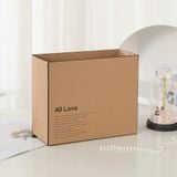 Túi chữ nhật ngang All Love đựng gấu và hoa (1 chiếc) - THH0146