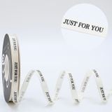 Ruy băng gân Just for you bản 1cm làm nơ đẹp - RUY0047