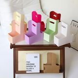 Túi giấy Kraff 2 ngăn cắm hoa và đựng trà sữa - THH0093