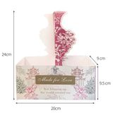 Túi giấy Kraff 2 ngăn cắm hoa và đựng trà sữa - THH0093