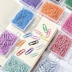 Kẹp ghim cài thiệp màu sắc 1 hộp 45c (ko mix màu) - PKK0079