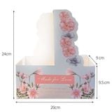 Túi giấy Kraff 2 ngăn cắm hoa và đựng trà sữa - THH0093