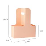 Túi giấy Kraff 2 ngăn cắm hoa và đựng trà sữa - THH0093