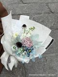 Giấy nhăn hiện đại dùng gói hoa tươi, hoa sáp (tập 5 tờ) - GIA0122
