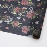 [HOT] Cuộn gấm hoa văn gói hoa tươi, hoa sáp - GIA0129