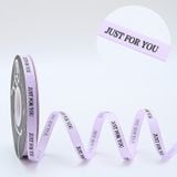 Ruy băng gân Just for you bản 1cm làm nơ đẹp - RUY0047
