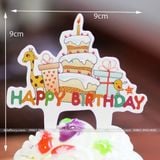 Set 50 que cắm giấy trang trí bánh nhiều hình HOT TREND - QCB0045