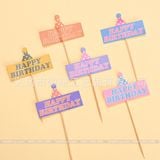 Que cắm trang trí bánh sinh nhật nhiều hình HOT TREND - QCB0051