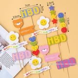 Que cắm trang trí bánh sinh nhật nhiều hình HOT TREND - QCB0051