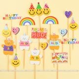 Que cắm trang trí bánh sinh nhật nhiều hình HOT TREND - QCB0051