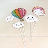 Que cắm khinh khí cầu mây (set 5 que) - QCB0054