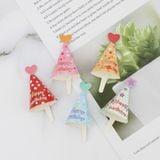 Set 9 que cắm hình mũ sinh nhật mini - QCB0060