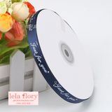 Ruy băng lụa Just for you bản 1cm -  RUY0023