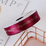 RUY BĂNG LỤA CHỮ HAPPY - RUY0035