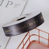 RUY BĂNG LỤA CHỮ HAPPY - RUY0035