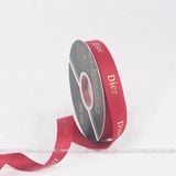Ruy băng gân bản 2cm chữ Dior (cuộn 40y) - RUY0038
