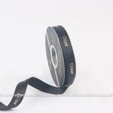 Ruy băng gân bản 2cm chữ Dior (cuộn 40y) - RUY0038