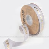Ruy băng gân LOVE IS ETERNAL 2.5cm (cuộn 40y) - RUY0040
