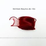 Ruy băng voan không lõi (cuộn 9,1m) - RUY0041