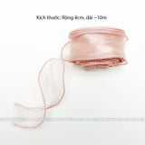 Ruy băng voan không lõi (cuộn 9,1m) - RUY0041