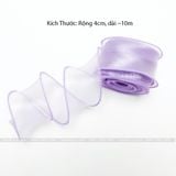 Ruy băng voan không lõi (cuộn 9,1m) - RUY0041