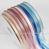 Ruy băng lụa trơn bản 1cm cuộn 80yarrd - RUY0044