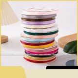 Ruy băng lụa trơn bản 1cm cuộn 80yarrd - RUY0044