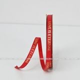 Ruy băng gân LOVE IS ETERNAL bản 1cm - RUY0045