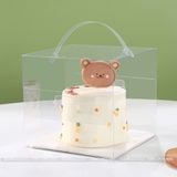 Hộp mika trong suốt đựng bánh kem size 16cm - THB0005