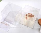 Hộp mika trong suốt đựng bánh kem size 16cm - THB0005