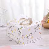 Hộp đựng bánh kem hình thú vui nhộn Size 16cm (kèm đế bánh)