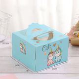 Hộp đựng bánh kem hình thú vui nhộn Size 16cm (kèm đế bánh)